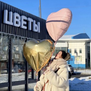 Шар сердце 76 см